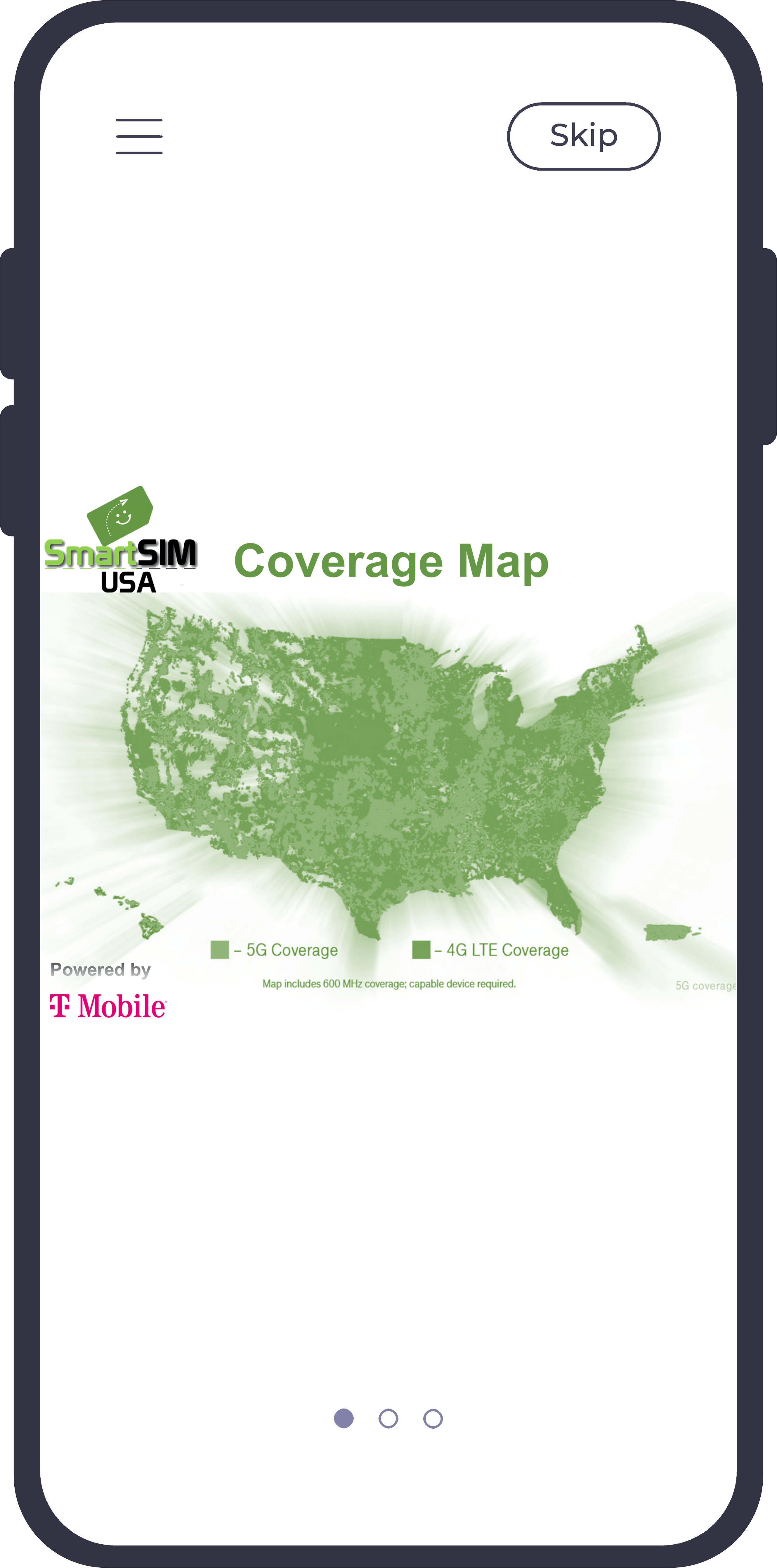 SmartSIMUSA Coverage Map