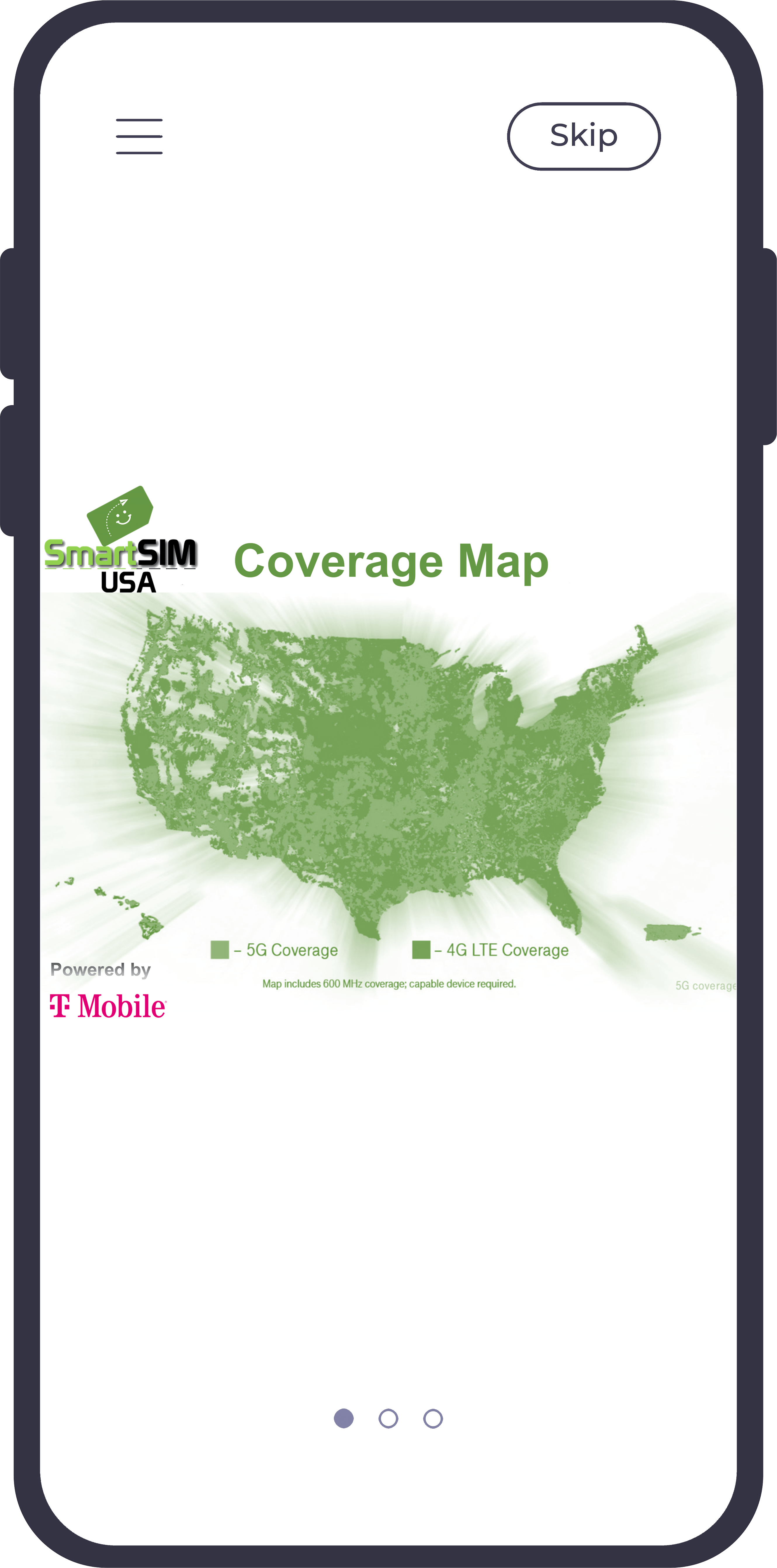 Smart SIM USA Coverage Map