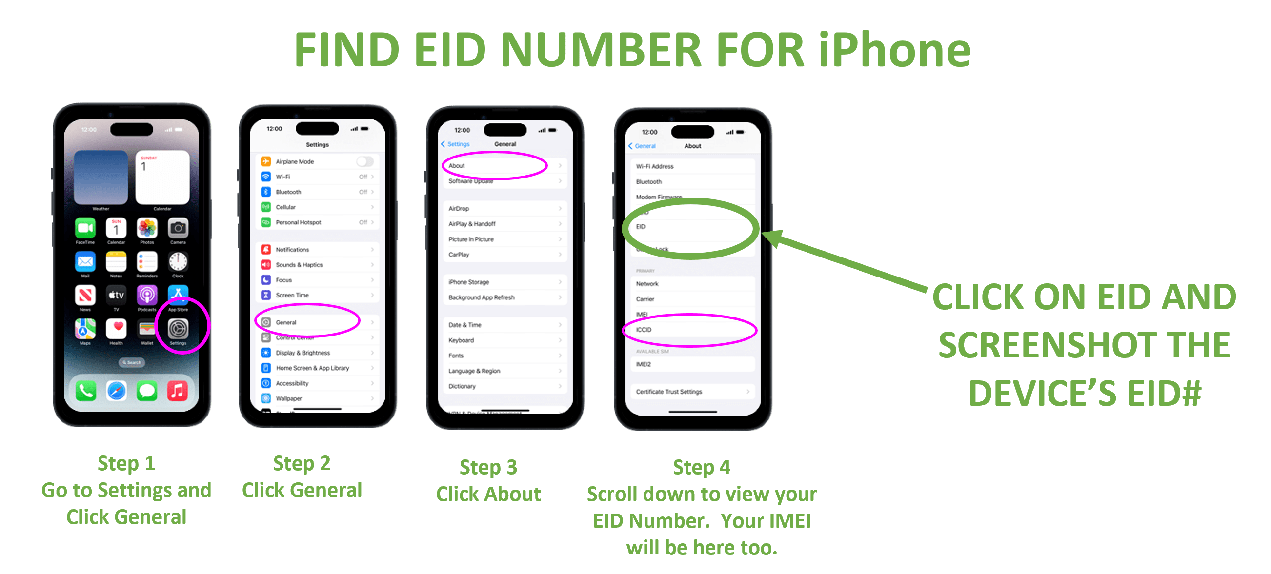 SmartSIM USA iPhone Device EID Info
